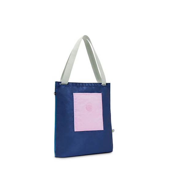 Kipling Annas Tote Bags Navy Azure Mix | CA 1437JP